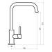 Abode Althia Single Lever Kitchen Tap Sinks Taps