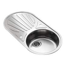 GALICIA Single Bowl Kitchen Sink and Round Drainer - RP105S