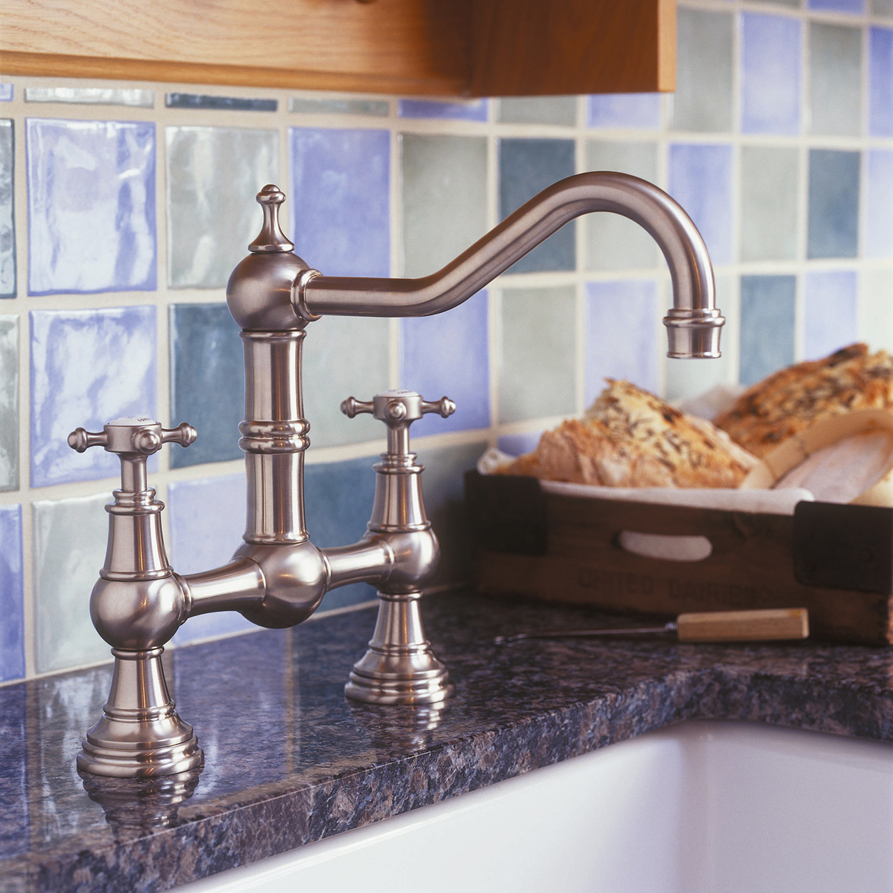 Perrin and Rowe 4750 Provence Bridge Kitchen Tap - Sinks-Taps.com
