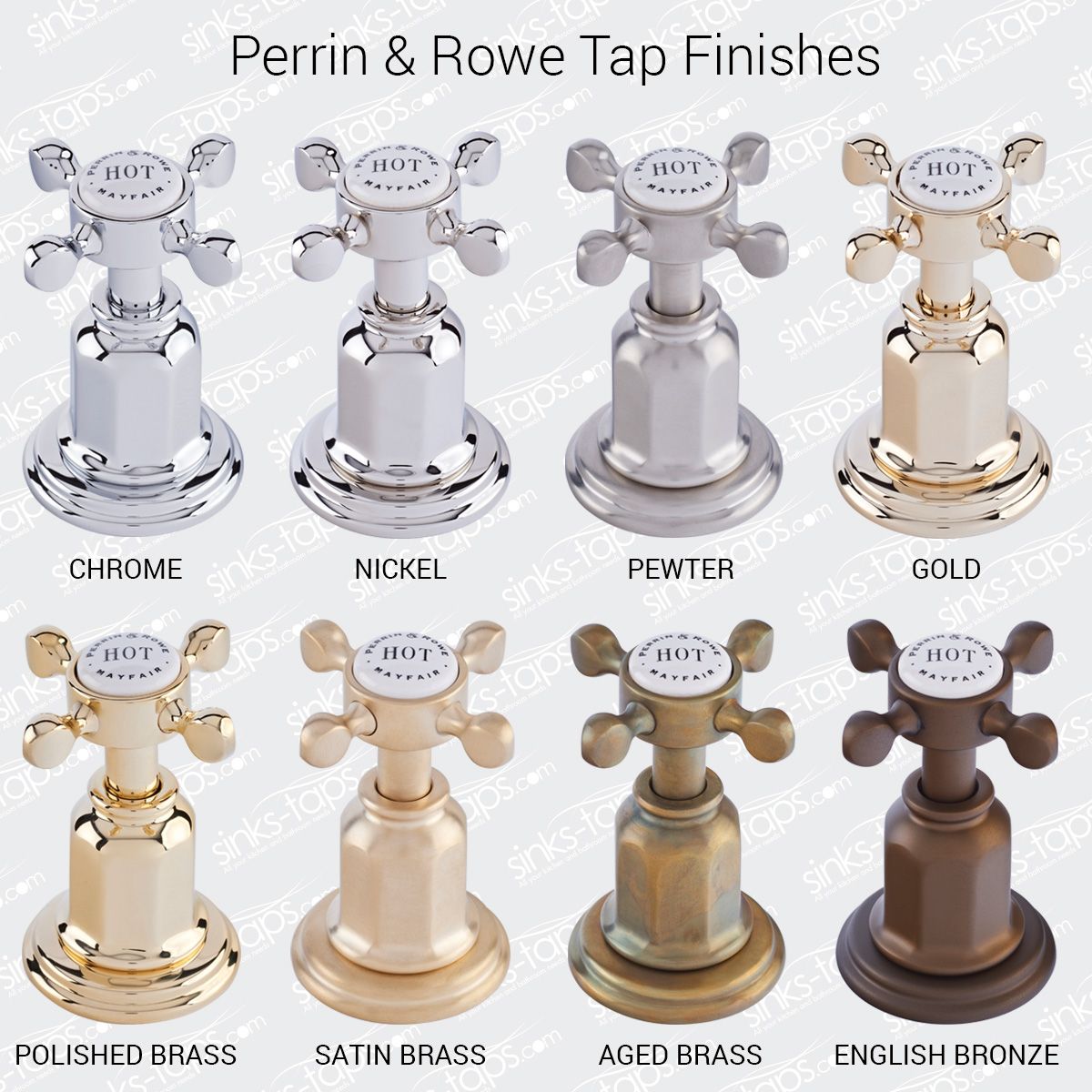 Perrin  Rowe IONIAN 4172 Hole Tap w Rinse
