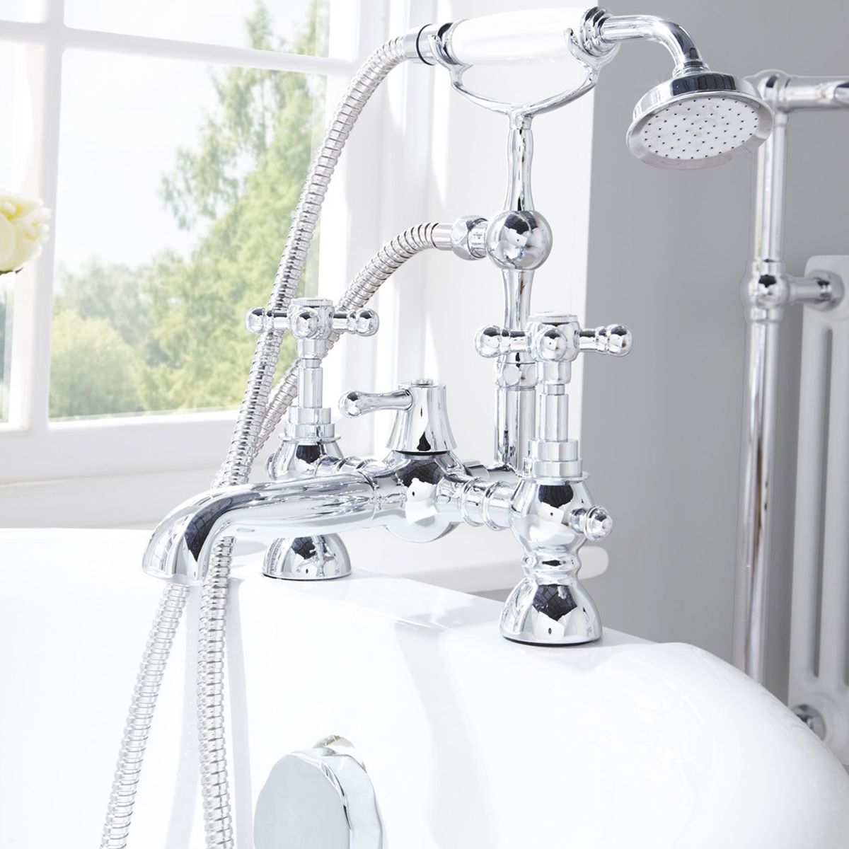 Holborn Edwardian Pillar Mounted Bath Shower Mixer Sinks Taps Com