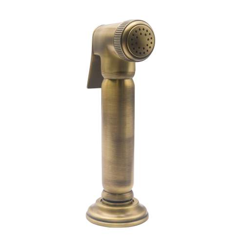 Bidbury and Co Charlbury Patinated Brass Independent Pull-Out Spray