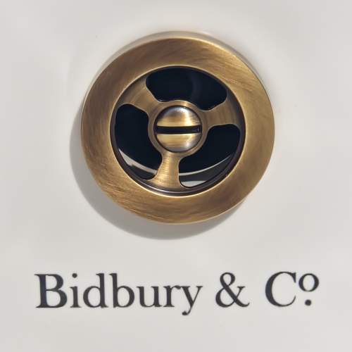 Bidbury and Co Luxury Round Brass Overflow