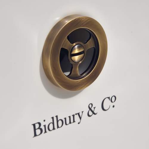 Bidbury and Co Luxury Round Brass Overflow