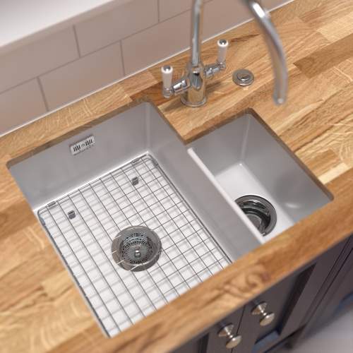 Bidbury and Co Ryeford Ceramic 1.5 Bowl Undermount-Inset Sink