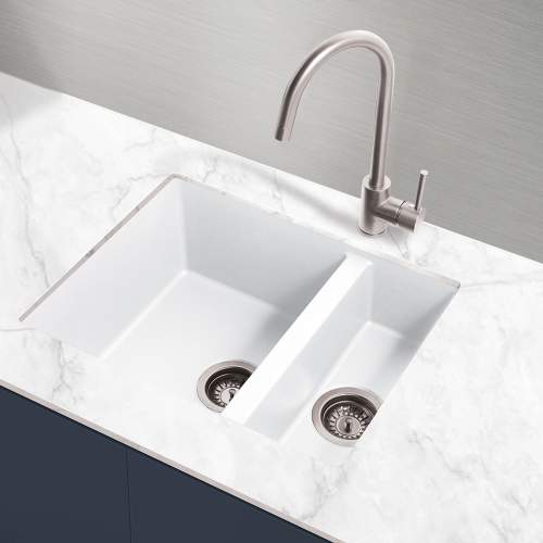 Bluci ACUTE G3314 Reversible 1.5 Bowl Undermount/Inset Granite Sink