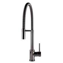 Caple Navitis Black Chrome Pull Out Spray Tap with Black Hose