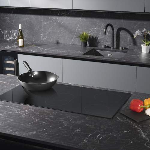 Caple C8301C 90cm Electric Ceramic Hob Black Glass