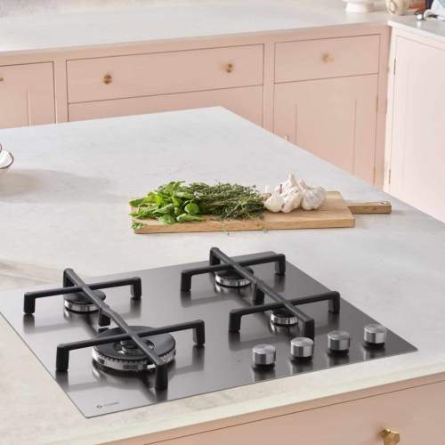 Caple C7061G 59cm Low Profile 4 Burner Stainless Steel Gas Hob