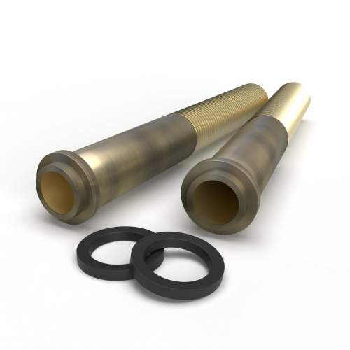 Bidbury and Co Straight Leg Kit for Bridge Taps in Patinated Brass