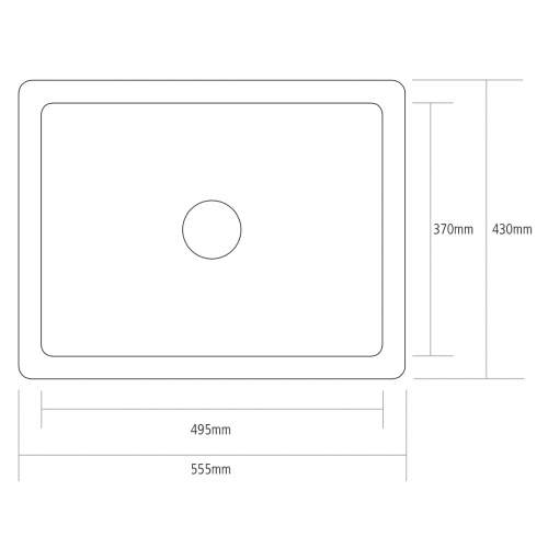 Caple CPCIB3 Cheshire Ceramic Kitchen Sink