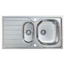 Harlyn Towan 150 Stainless Steel 1.5 Bowl Kitchen Sink