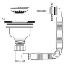 Caple CPK2501 Waste Kit