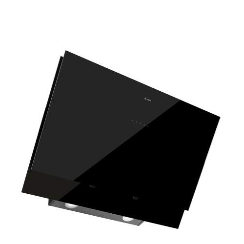 Caple ATA901 90cm Atara Wall Cooker Hood Black Glass