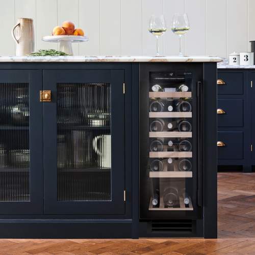 Caple Wi3126BG Black Undercounter Single Zone Wine Cooler