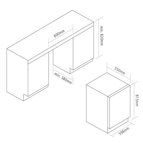 Caple Di654 60cm Fully Integrated Dishwasher