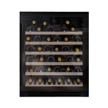 Caple Wi6143BG Black Glass Undercounter Single Zone Wine Cooler