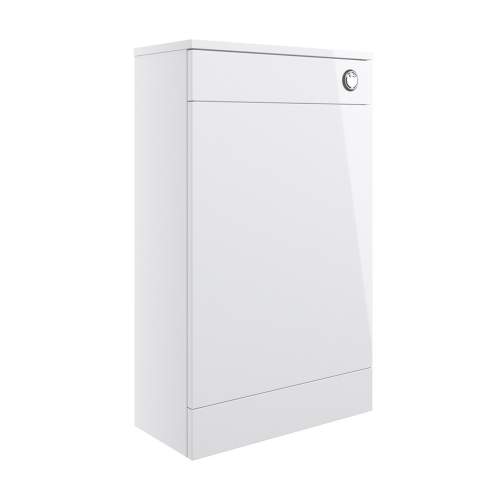 Bluci Vercelli 510mm Cloakroom Pack White Gloss and Chrome