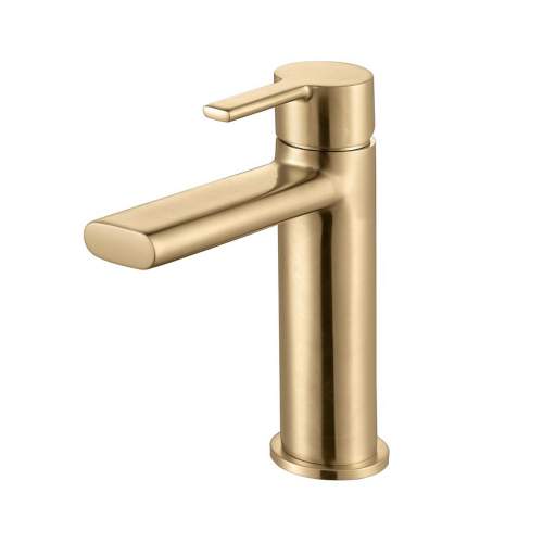 Bluci Vercelli 510mm Cloakroom Pack White Gloss and Brushed Brass