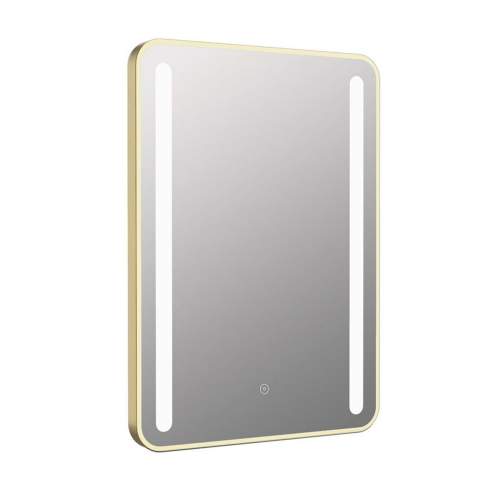 Bluci Vercelli 510mm Cloakroom Pack White Gloss and Brushed Brass