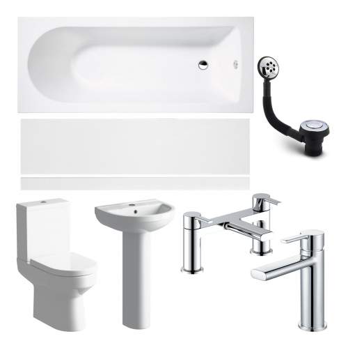 Bluci Fondi Full Suite and Bath with Chrome Taps