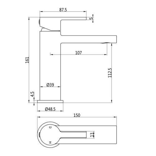 Bluci Fondi Full Suite and Bath with Chrome Taps