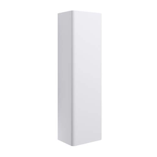 Bluci Elba 600mm Basin Unit & Tall Unit Pack - Matt White with Chrome Tap