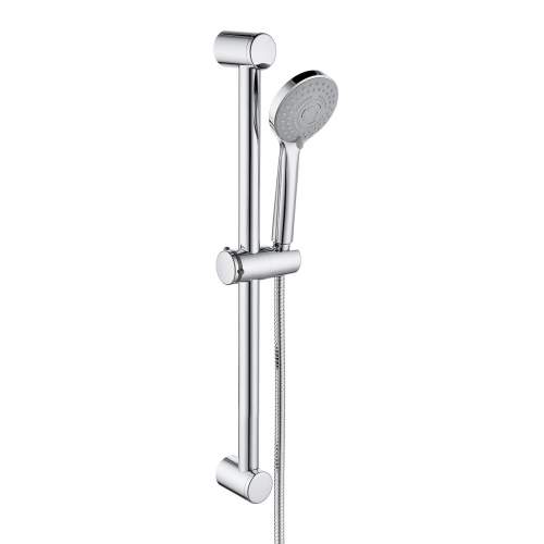 Bluci Round Concealed Valve Head and Arm Shower Pack - Chrome